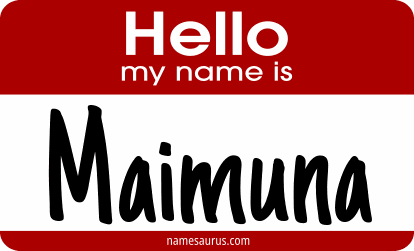 Hello my name is Maimuna png download