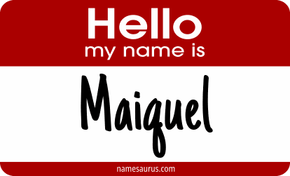 Hello my name is Maiquel png download