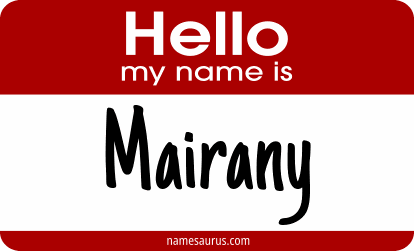 Hello my name is Mairany png download