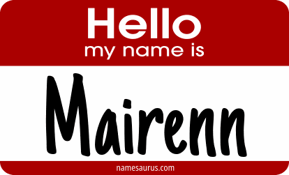 Hello my name is Mairenn png download