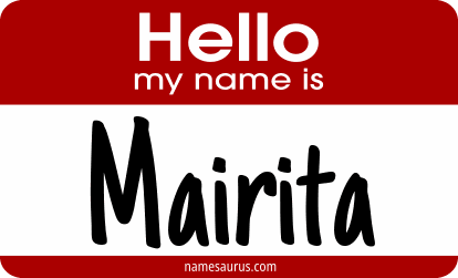 Hello my name is Mairita png download
