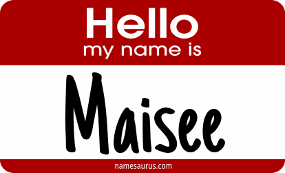 Hello my name is Maisee png download