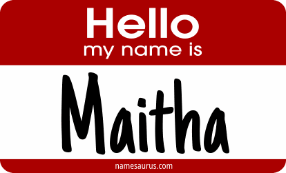 Hello my name is Maitha png download