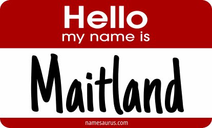 Hello my name is Maitland png download
