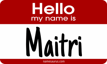 Hello my name is Maitri png download