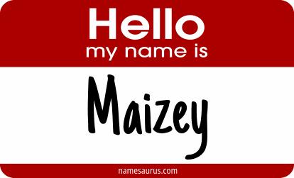 Hello my name is Maizey png download