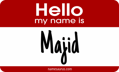 Hello my name is Majid png download