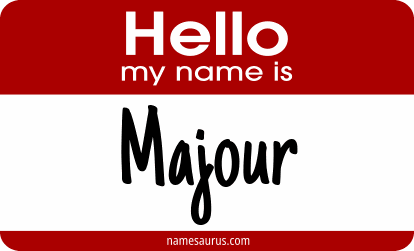Hello my name is Majour png download