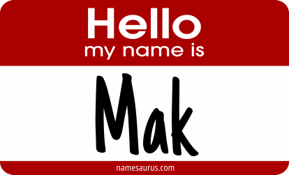 Hello my name is Mak png download