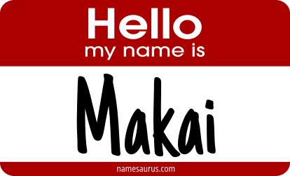 Hello my name is Makai png download
