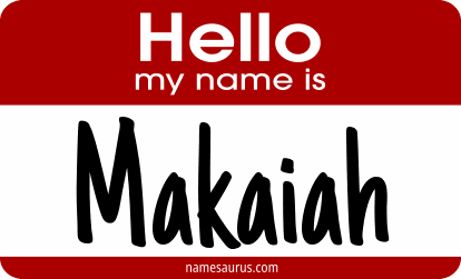 Hello my name is Makaiah png download