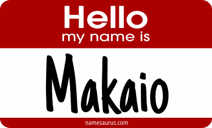 Hello my name is Makaio png download