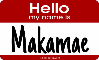 Hello my name is Makamae png download