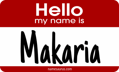 Hello my name is Makaria png download