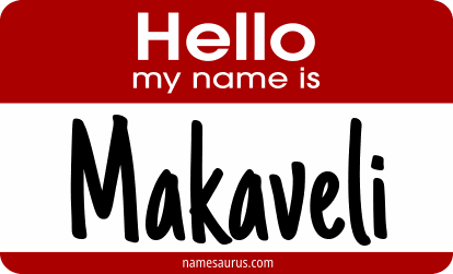 Hello my name is Makaveli png download