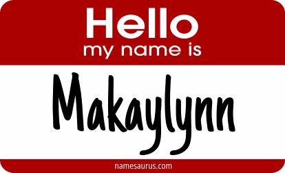 Hello my name is Makaylynn png download