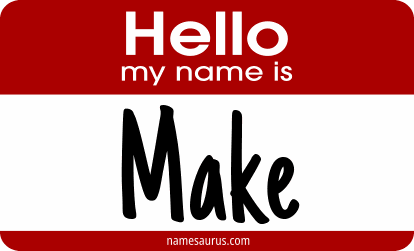 Hello my name is Make png download
