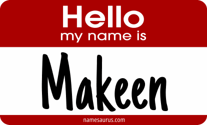 Hello my name is Makeen png download