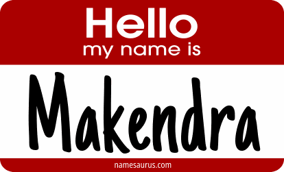 Hello my name is Makendra png download