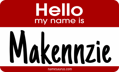 Hello my name is Makennzie png download