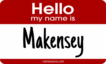 Hello my name is Makensey png download