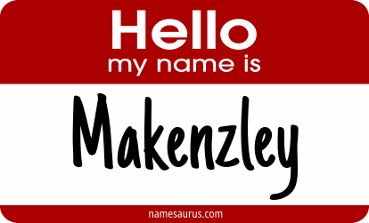 Hello my name is Makenzley png download