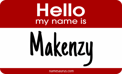 Hello my name is Makenzy png download