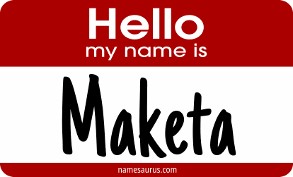 Hello my name is Maketa png download
