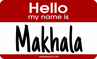 Hello my name is Makhala png download