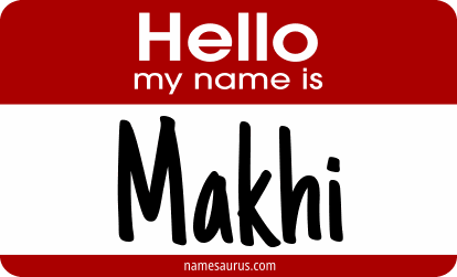 Hello my name is Makhi png download