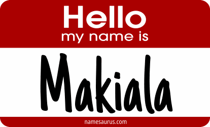 Hello my name is Makiala png download