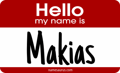 Hello my name is Makias png download