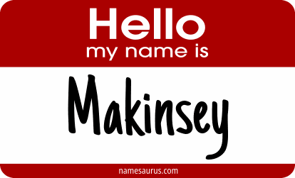 Hello my name is Makinsey png download