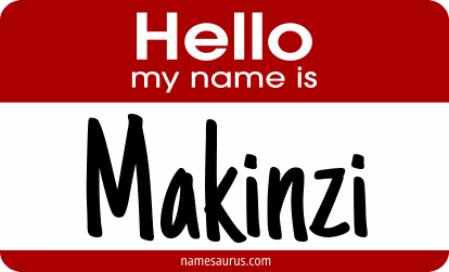 Hello my name is Makinzi png download