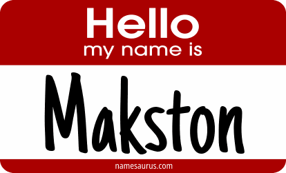 Hello my name is Makston png download
