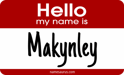 Hello my name is Makynley png download