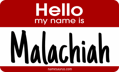 Hello my name is Malachiah png download