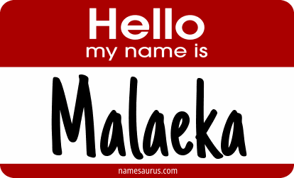 Hello my name is Malaeka png download