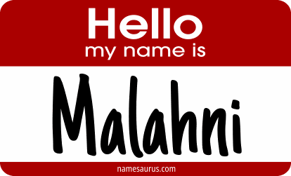 Hello my name is Malahni png download