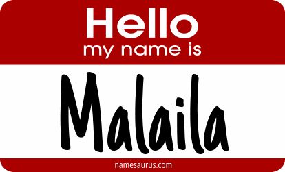 Hello my name is Malaila png download