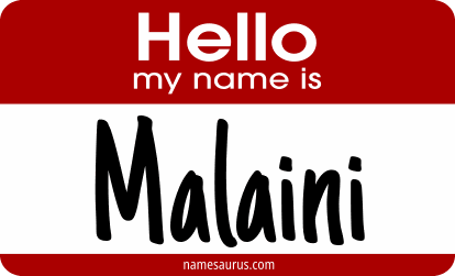 Hello my name is Malaini png download