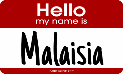 Hello my name is Malaisia png download