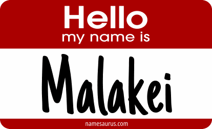 Hello my name is Malakei png download