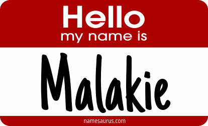 Hello my name is Malakie png download