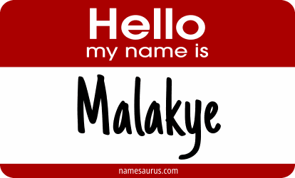 Hello my name is Malakye png download