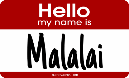 Hello my name is Malalai png download