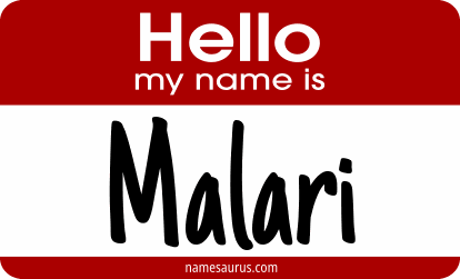 Hello my name is Malari png download