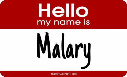 Hello my name is Malary png download