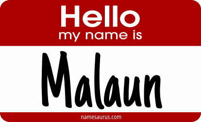 Hello my name is Malaun png download