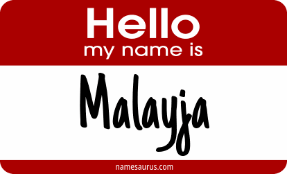 Hello my name is Malayja png download